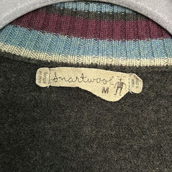 Smartwool Striped Quarter Zip Sweater - Picture 4 of 7